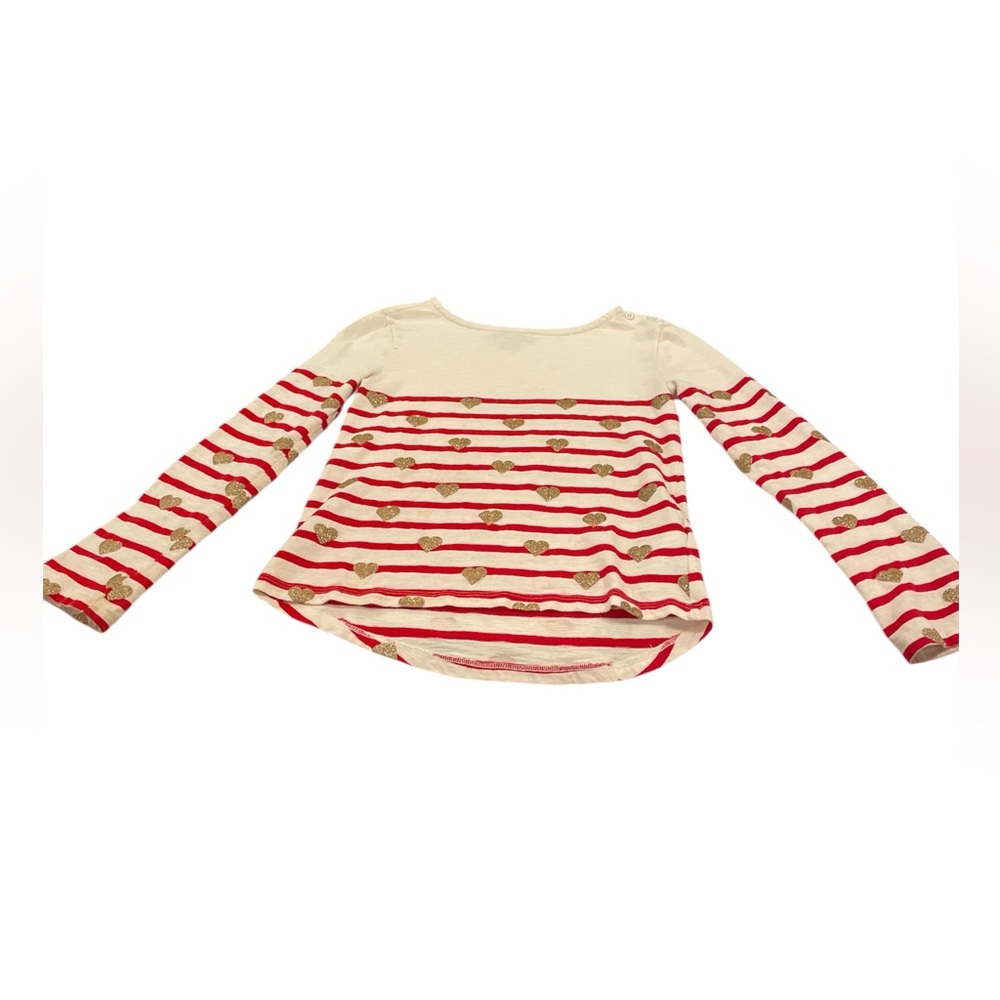 Valentine’s Gap Kids Girls Long Sleeve Shirt with Hearts